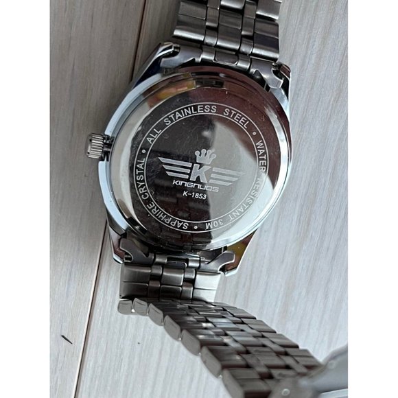 Katherine Karambelas Men's Stainless Steel Silver Watch - Picture 4 of 5
